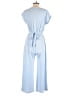 Caution to the Wind Solid Blue Jumpsuit Size M - photo 2