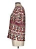 J. Peterman 100% Silk Red Short Sleeve Silk Top Size L - photo 5