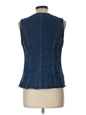 Unbranded Sleeveless Button-Down Shirt (view 2)