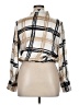 Zara Plaid Ivory 3/4 Sleeve Blouse Size XL - photo 2