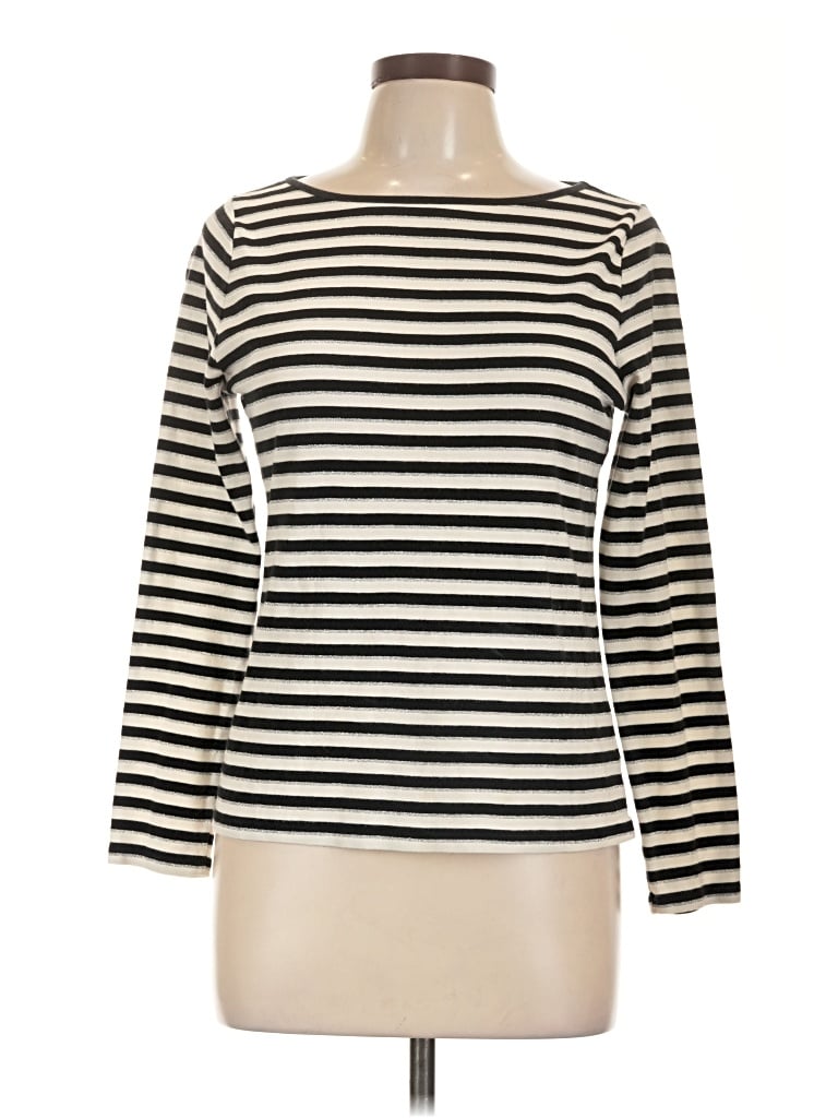 Pre-owned Talbots 3/4 Sleeve T-shirt In Ivory