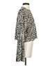 Olivaceous Animal Print Ivory Long Sleeve Blouse Size S - photo 4