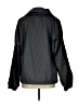 Christopher & Banks 100% Polyester Solid Black Windbreaker Size L - photo 2