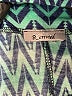 B_envied Chevron-herringbone Teal Casual Skirt Size S (estimated) - photo 4