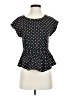 Disney Parks Polka Dots Black Short Sleeve Blouse Size S - photo 1