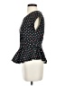 Disney Parks Polka Dots Black Short Sleeve Blouse Size S - photo 5