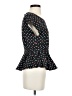 Disney Parks Polka Dots Black Short Sleeve Blouse Size S - photo 4
