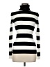 Love By Design Stripes Ivory Turtleneck Sweater Size M - photo 1