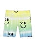 Malibu Sugar Tie-dye Green Board Shorts Size 7 - 10 - photo 1