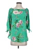 Unbranded Green 3/4 Sleeve Blouse Size S (estimated) - photo 1