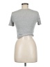 Shein Gray Short Sleeve Top Size M - photo 2