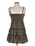 Row A 100% Rayon Animal Print Black Cocktail Dress Size M - photo 2