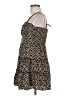 Row A 100% Rayon Animal Print Black Cocktail Dress Size M - photo 5