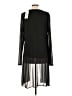 One A 100% Polyester Black Long Sleeve Blouse Size L - photo 2