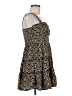 Row A 100% Rayon Animal Print Black Cocktail Dress Size M - photo 4