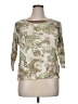 Basic Editions Ivory 3/4 Sleeve Top Size XL - photo 1