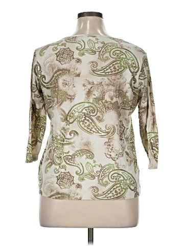 Basic Editions 3/4 Sleeve Top (view 2)