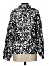 INC International Concepts 100% Polyester Paisley Silver 3/4 Sleeve Blouse Size L - photo 2