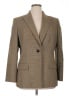 Evan Picone 100% Polyester Houndstooth Brown Blazer Size 16 - photo 1