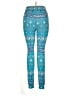 Lularoe Print Blue Leggings Size 1X (Tall & Curvy) - photo 2