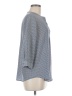 dalia Polka Dots Gray 3/4 Sleeve Blouse Size M - photo 4