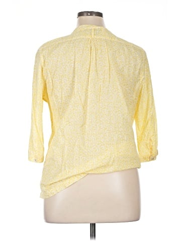 Eddie Bauer 3/4 Sleeve Button-Down Shirt (view 2)
