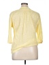 Eddie Bauer 100% Cotton Yellow 3/4 Sleeve Button-Down Shirt Size XL Petite - photo 2