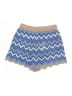 Paradise Chevron-herringbone Blue Shorts Size L - photo 1