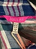 Joules 100% Viscose Plaid Blue Long Sleeve Button-Down Shirt Size 14 - photo 7