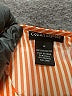 Express 100% Polyester Stripes Orange 3/4 Sleeve Blouse Size 1X - photo 7