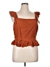 Express Orange Sleeveless Blouse Size XL - photo 1