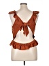 Express Orange Sleeveless Blouse Size XL - photo 2