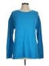 Talbots 100% Cotton Blue Pullover Sweater Size M - photo 1