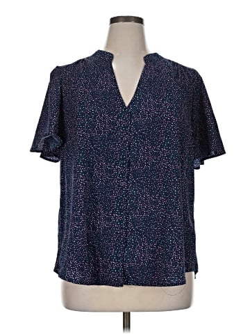 Lush Short Sleeve Blouse (view 1)
