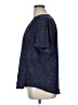 Lush 100% Polyester Stars Blue Short Sleeve Blouse Size 1X - photo 5