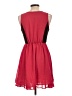 Doe & Rae 100% Polyester Color Block Red Casual Dress Size L - photo 2