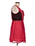 Doe & Rae 100% Polyester Color Block Red Casual Dress Size L - photo 4