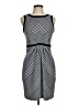 Studio 1 Houndstooth Gray Casual Dress Size 6 - photo 1