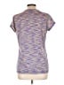Xersion 100% Polyester Tweed Purple Active T-Shirt Size L - photo 2