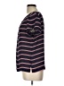 Liz Claiborne 100% Polyester Stripes Blue Short Sleeve Blouse Size L - photo 5