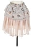 Allison Joy 100% Polyester Floral Gray Casual Skirt Size S - photo 2