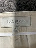 Talbots Outlet Solid Ivory Khakis Size 14 - photo 7