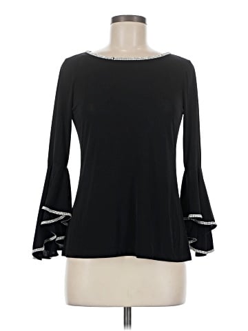 Always Indigo Long Sleeve Blouse (view 1)