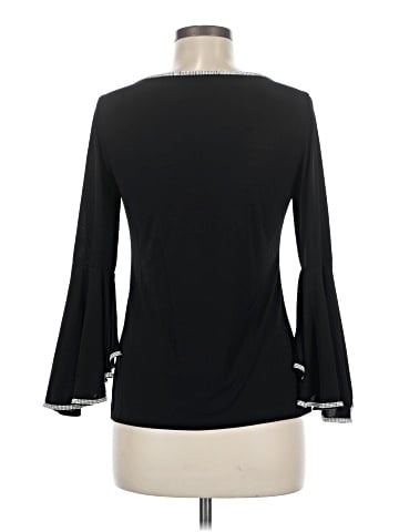 Always Indigo Long Sleeve Blouse (view 2)