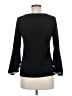 Always Indigo Black Long Sleeve Blouse Size M - photo 2