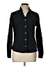 Lands' End Black Long Sleeve Button-Down Shirt Size 10 - photo 1