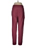 Athleta Solid Burgundy Track Pants Size 8 - photo 2