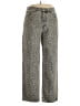 Universal Thread Animal Print Gray Jeans Size 12 - photo 1