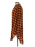 New Look 100% Rayon Checkered-gingham Orange Long Sleeve Blouse Size L - photo 5