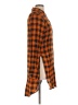 New Look 100% Rayon Checkered-gingham Orange Long Sleeve Blouse Size L - photo 4